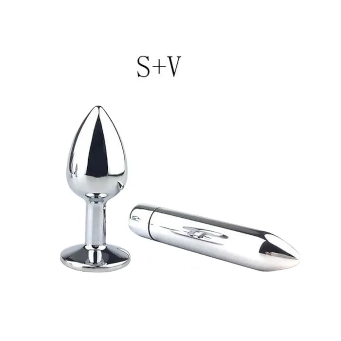Love Plugs Female Sex Toys Cute Pink Princess Plug With Vibrator