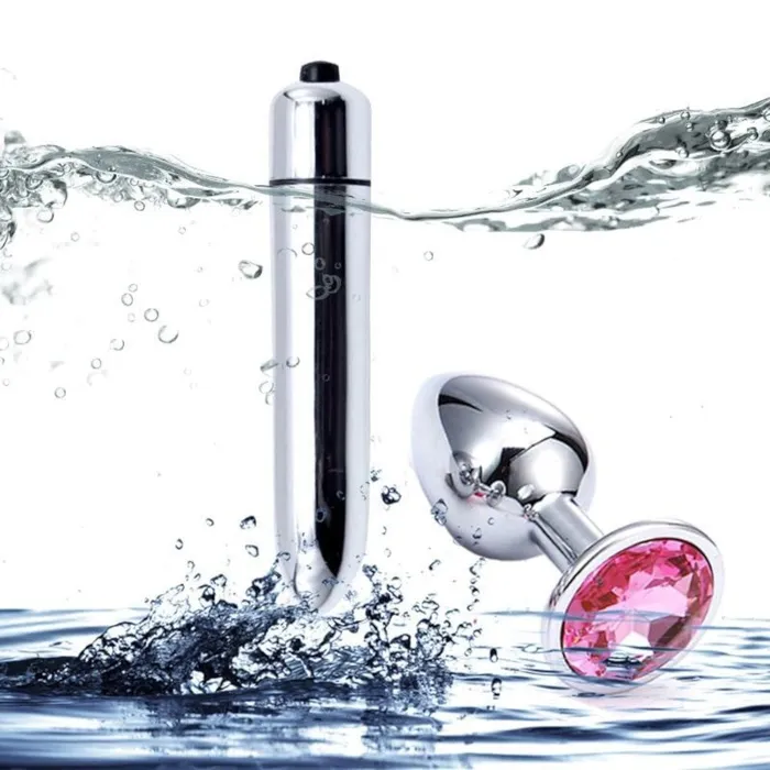 Love Plugs Female Sex Toys Cute Pink Princess Plug With Vibrator