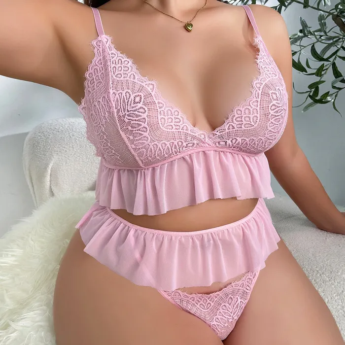 Plus Size Tickled Pink Plus Size Lingerie Sinderella