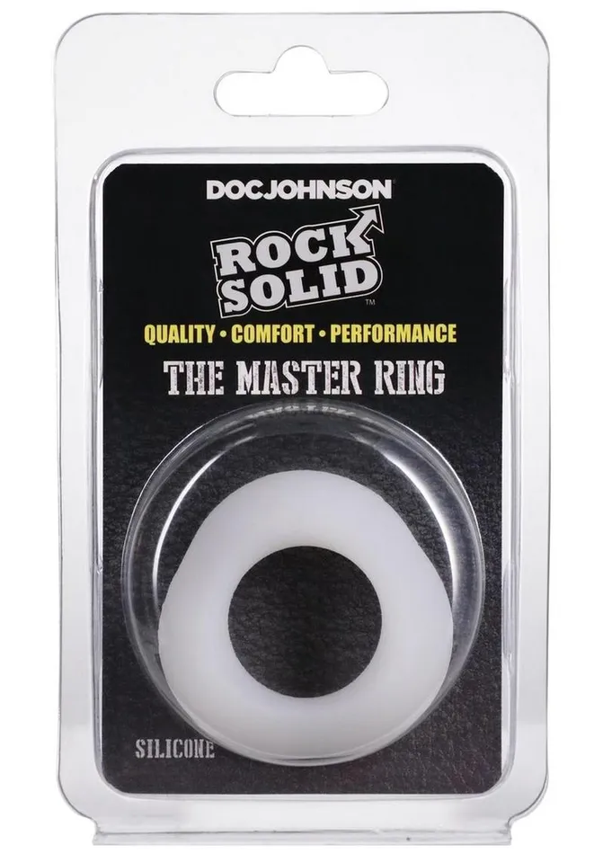Rock Solid The Master Ring Silicone Cock Ring Rock Solid Male Sex Toys