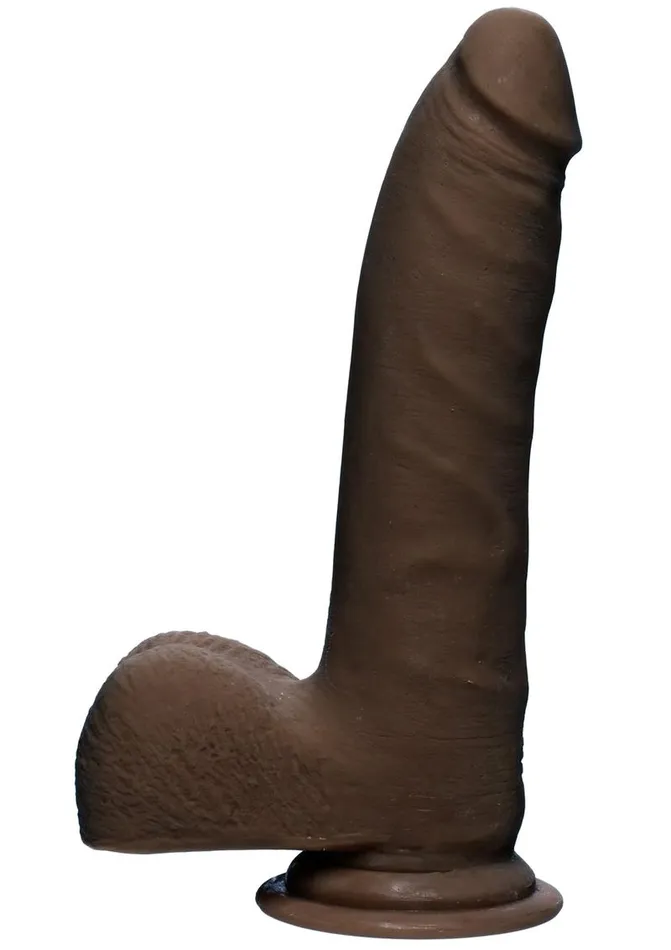 Female Sex Toys The D The D Realistic D Ultraskyn Slim Dildo with Balls