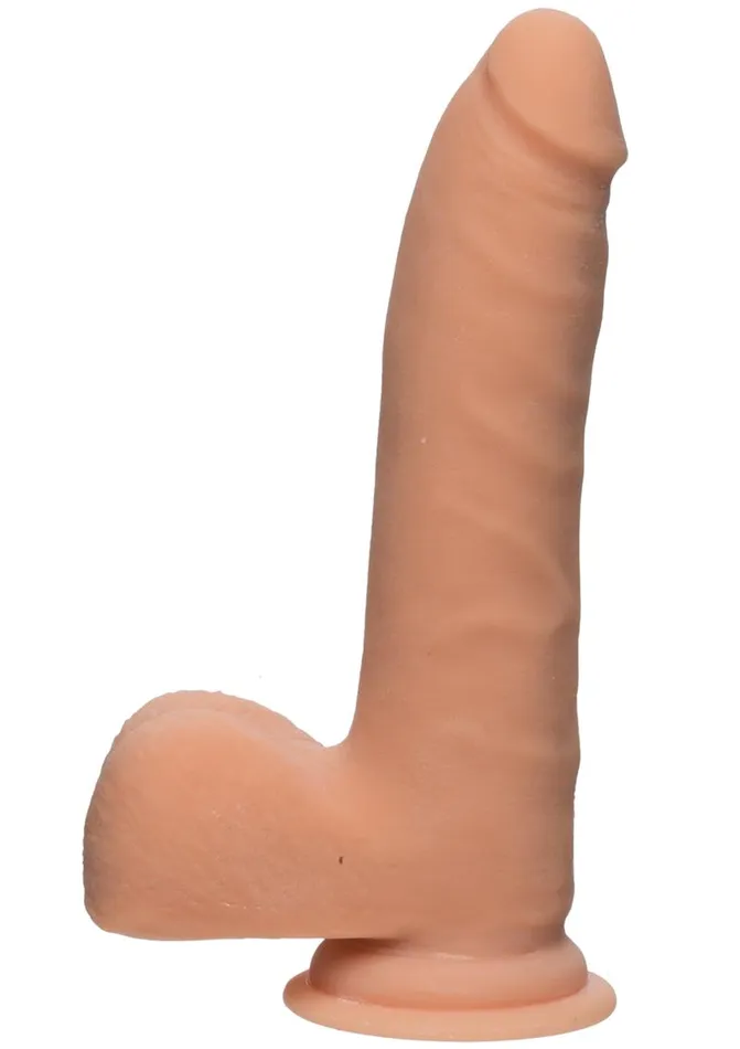 Female Sex Toys The D The D Realistic D Ultraskyn Slim Dildo with Balls
