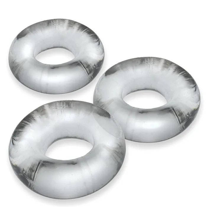 Oxballs Anal Fat Willy 3Pack Jumbo CRings Clear Oxballs Anal Fat Willy 3Pack Jumbo CRings Clear