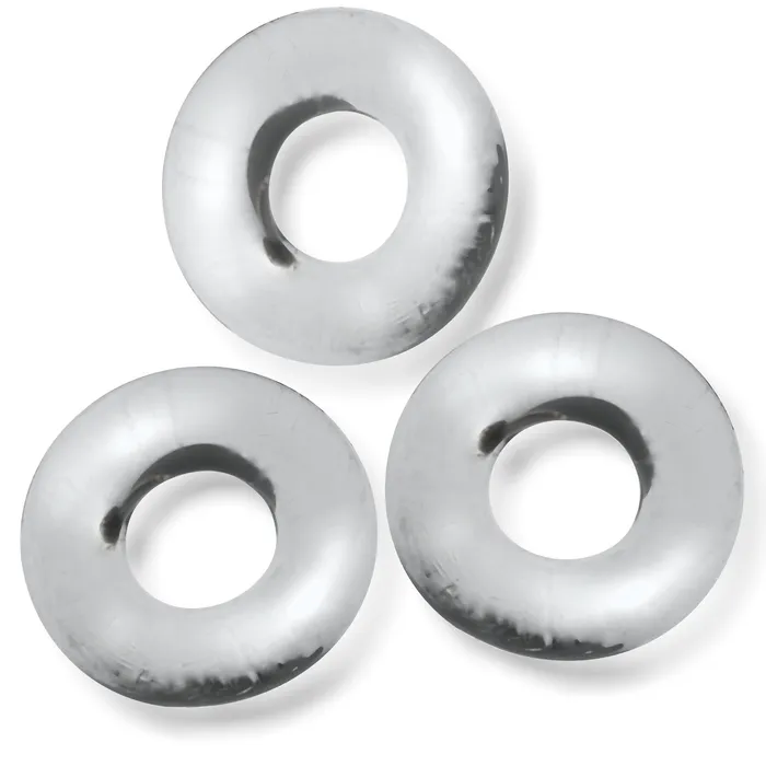 Oxballs Anal Fat Willy 3Pack Jumbo CRings Clear Oxballs Anal Fat Willy 3Pack Jumbo CRings Clear