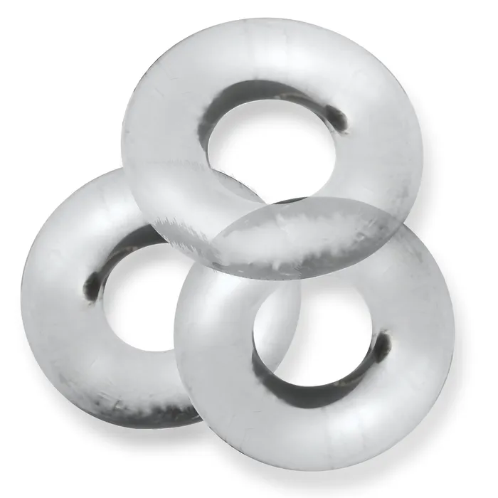 Oxballs Anal Fat Willy 3Pack Jumbo CRings Clear Oxballs Anal Fat Willy 3Pack Jumbo CRings Clear