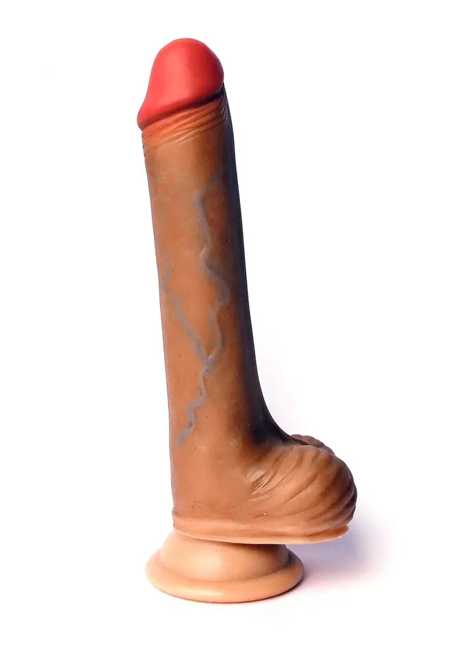 Skinsations Skintastic So Vein Realistic Dildo with Balls Waterproof Female Sex Toys