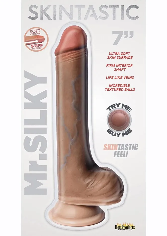Skinsations Skintastic So Vein Realistic Dildo with Balls Waterproof Female Sex Toys