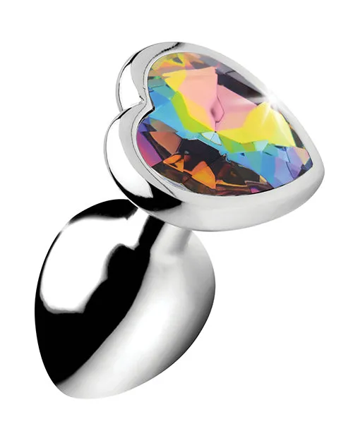 Anal Booty Sparks Booty Sparks Rainbow Prism Heart Anal Plug Small