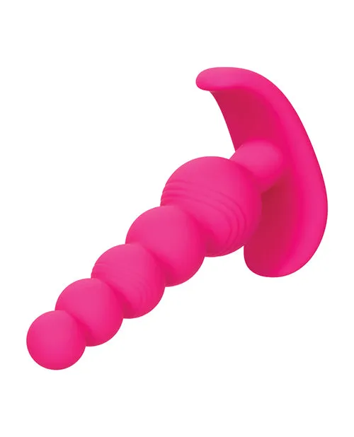 Cheeky X5 Beads Silicone Anal Probe Pink Cheeky Anal