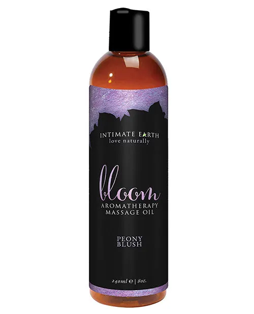 Couples Intimate Earth Bloom Aromatherapy Massage Oil Peony Blush 8oz Intimate Earth