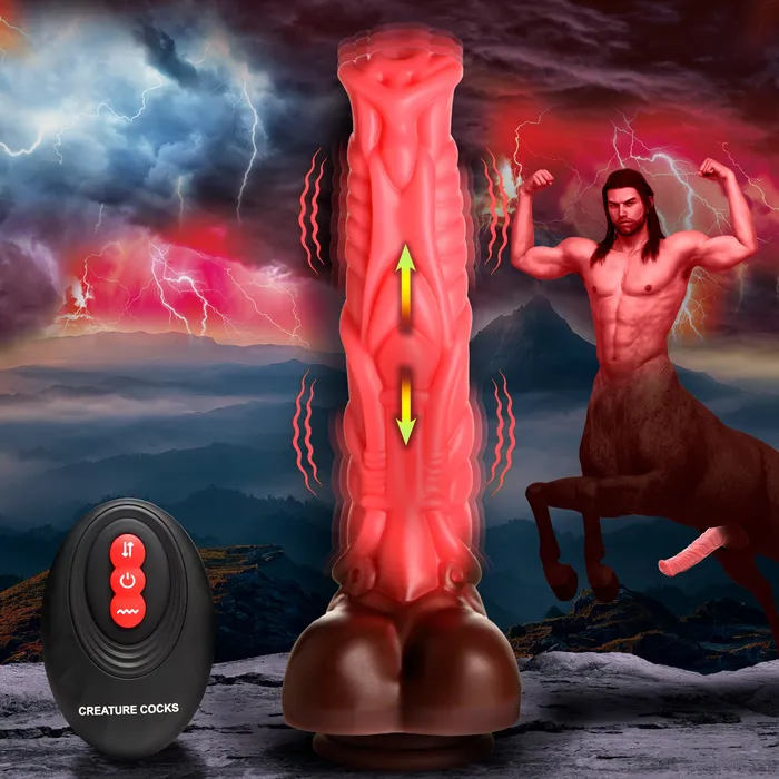 Creature Cocks Deluxe Centaur Thrusting Vibrating Silicone Dildo Female Sex Toys Creature Cocks Deluxe Centaur Thrusting Vibrating Silicone Dildo Female Sex Toys