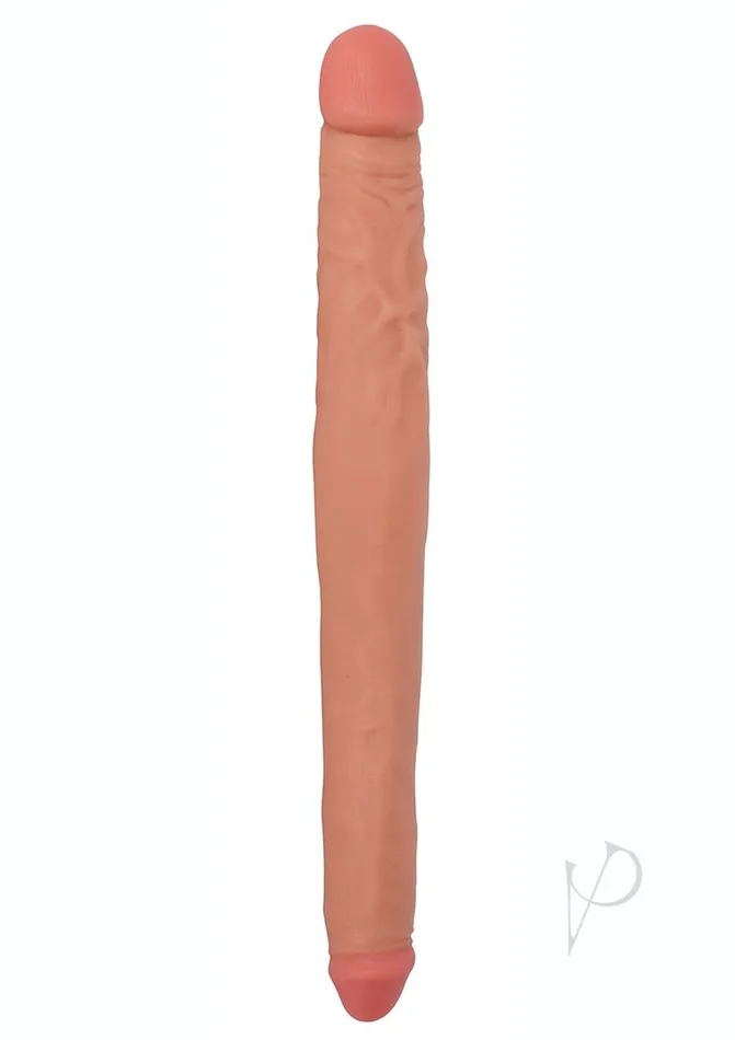Dildos Jock Tapered Double Dildo 16in Vanilla Jock