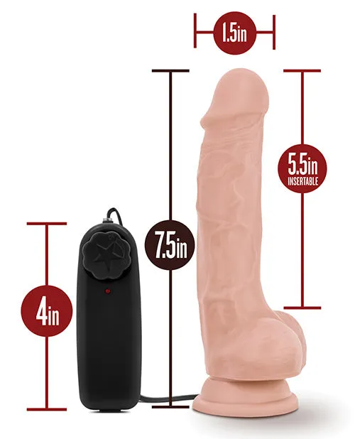 Female Sex Toys Dr Skin Dr Skin Silver Collection Dr Tim Vibrating Dildo with Wired Remote Control 75in Vanilla Female Sex Toys Dr Skin Dr Skin Silver Collection Dr Tim Vibrating Dildo with Wired Remote Control 75in Vanilla