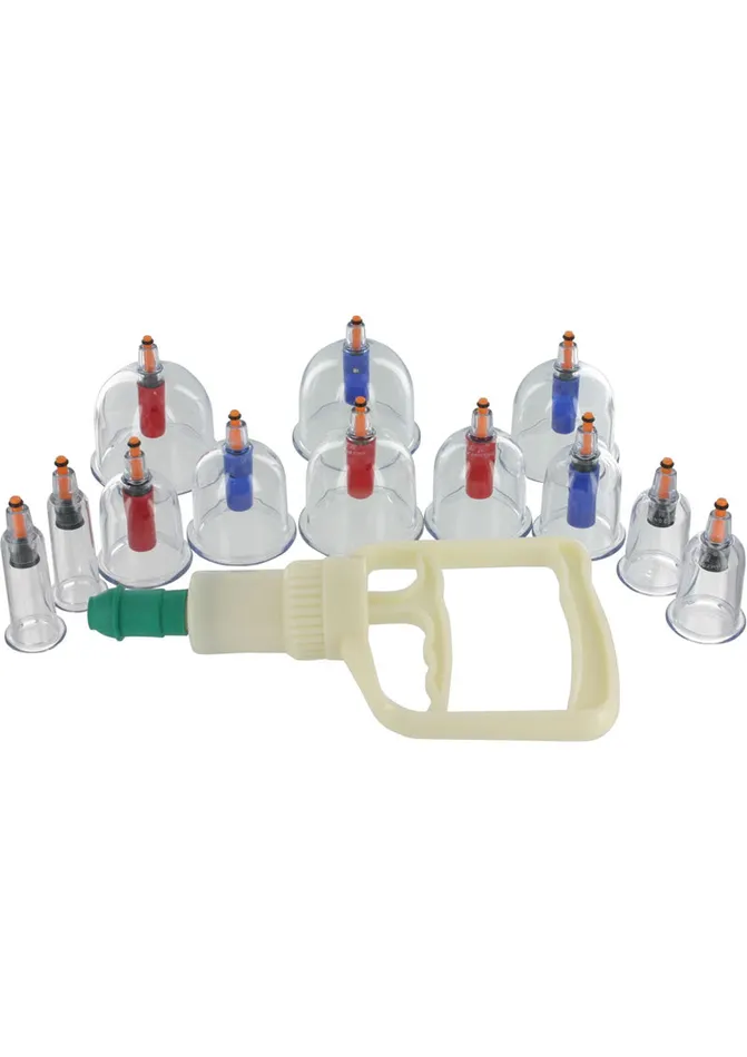 Female Sex Toys Master Series Master Series Sukshen 12 Piece Cupping System