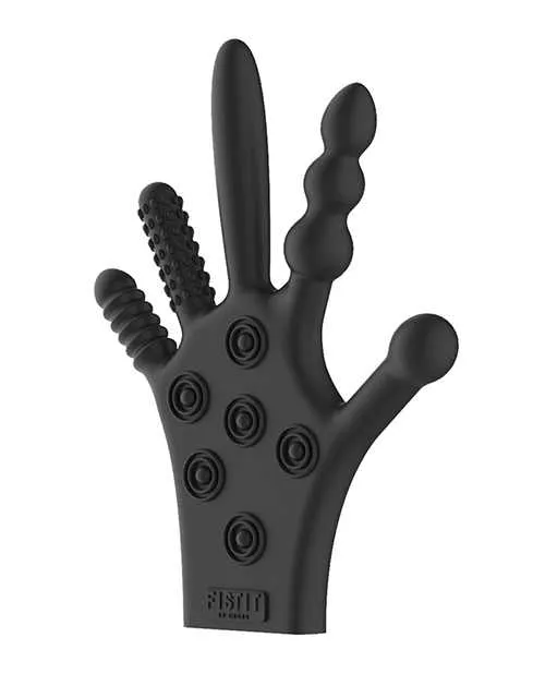 Fist It Vibrators Shots Fistit Silicone Stimulation Glove Black Fist It Vibrators Shots Fistit Silicone Stimulation Glove Black