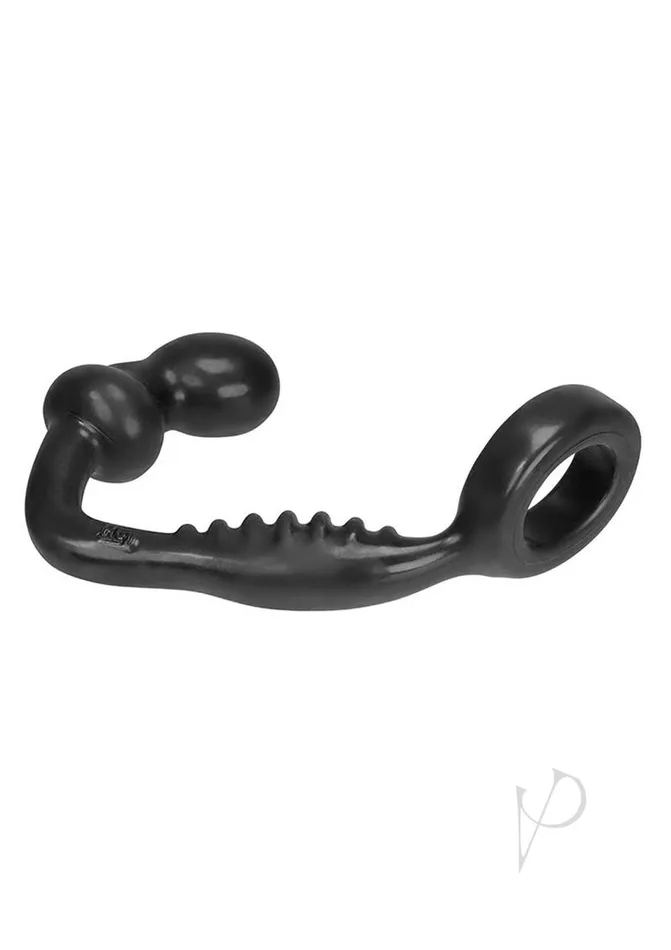 Hunkyjunk Hunkyjunk Ripple Silicone Textured Asslock Black Anal