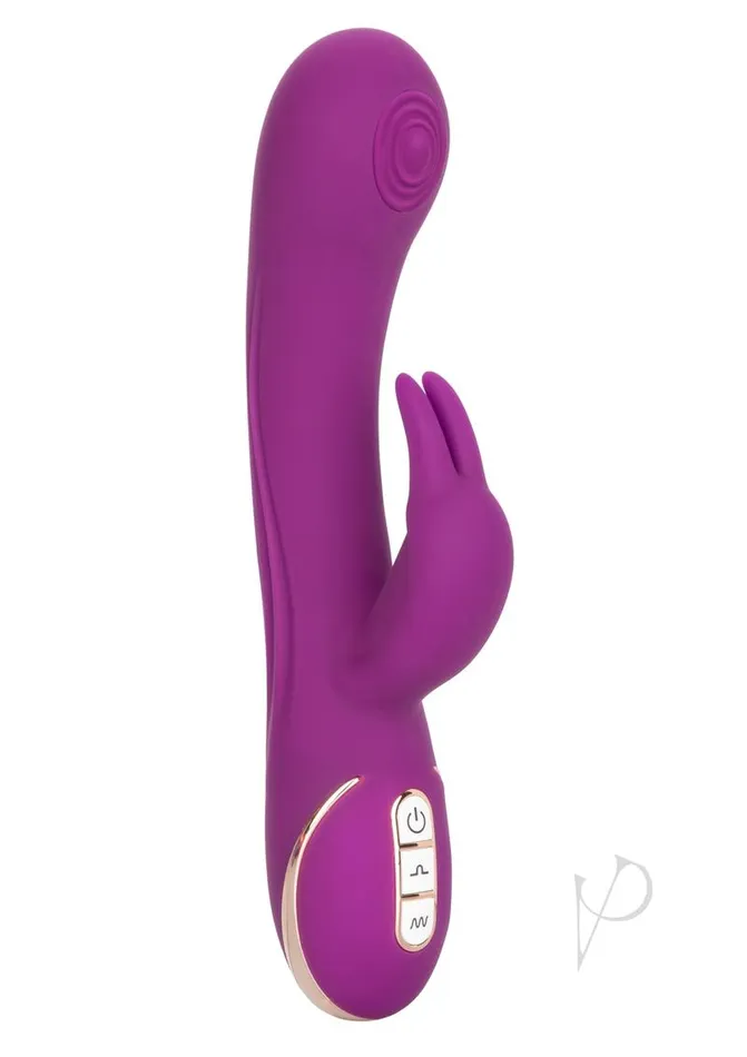Jack Rabbit Female Sex Toys Jack Rabbit Signature Silicone Thumping Rabbit Vibrator Multi Function USB Rechargeable Waterproof Purple