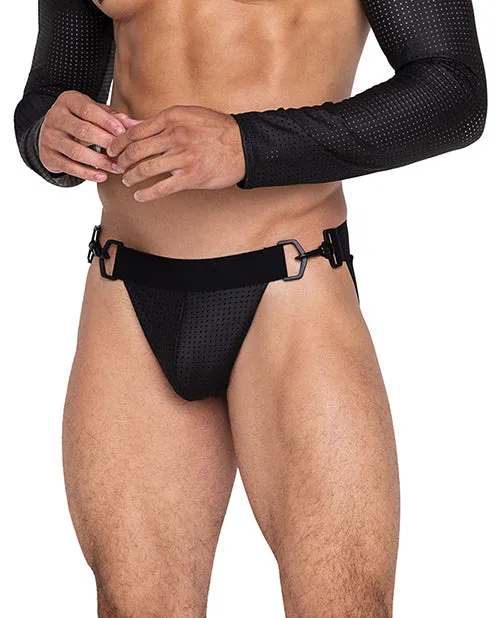 Master Jockstrap wHook Ring Closure Contoured Pouch Black LG Roma Confidential Anal Master Jockstrap wHook Ring Closure Contoured Pouch Black LG Roma Confidential Anal