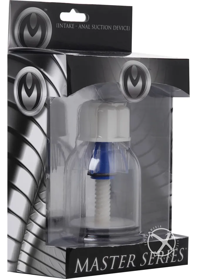 Master Series Intake Anal Pump Clear Master Series Male Sex Toys