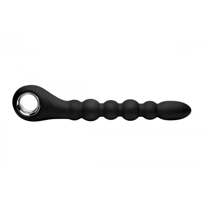 Master Series Male Sex Toys Dark Scepter 10X Vibrating Silicone Anal Beads