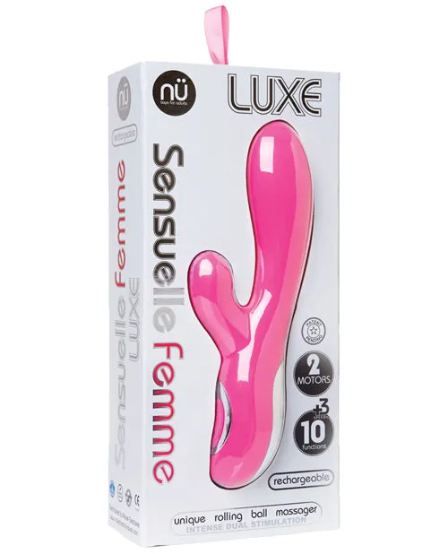 Nu Sensuelle Femme Luxe 10 Fun Rabbit Massager Pink Nu Sensuelle Vibrators