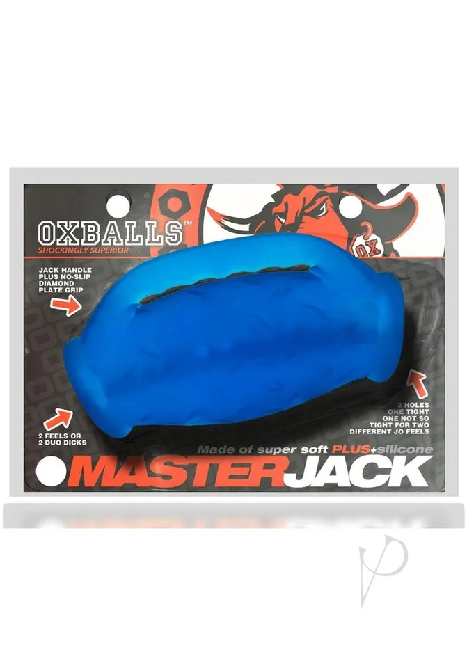 Oxballs Masterjack Double Penetrator JO Blue Ice Vibrators