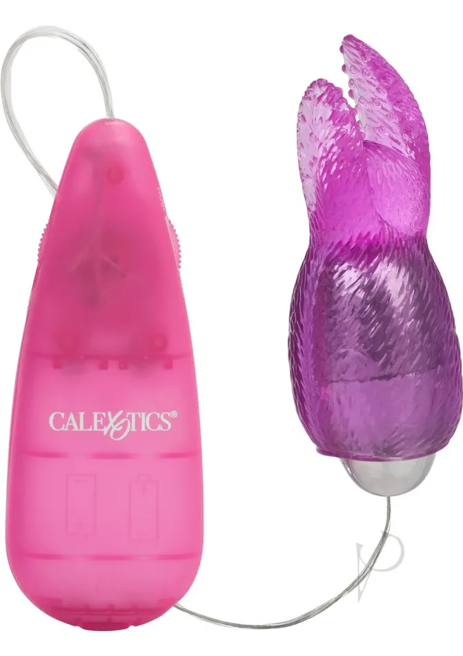 Pocket Exotics Snow Bunny Bullet with Wired Remote Control Pink Pocket Exotics Female Sex Toys
