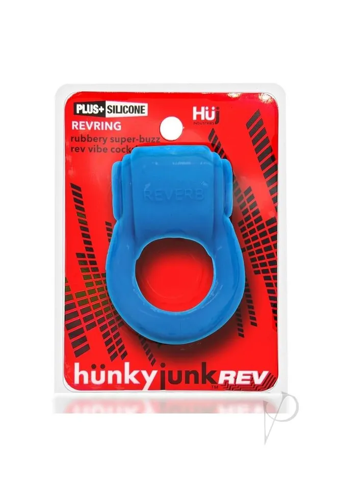 Revring Reverb Vibrating Cock Ring Teal Ice Hunkyjunk Couples