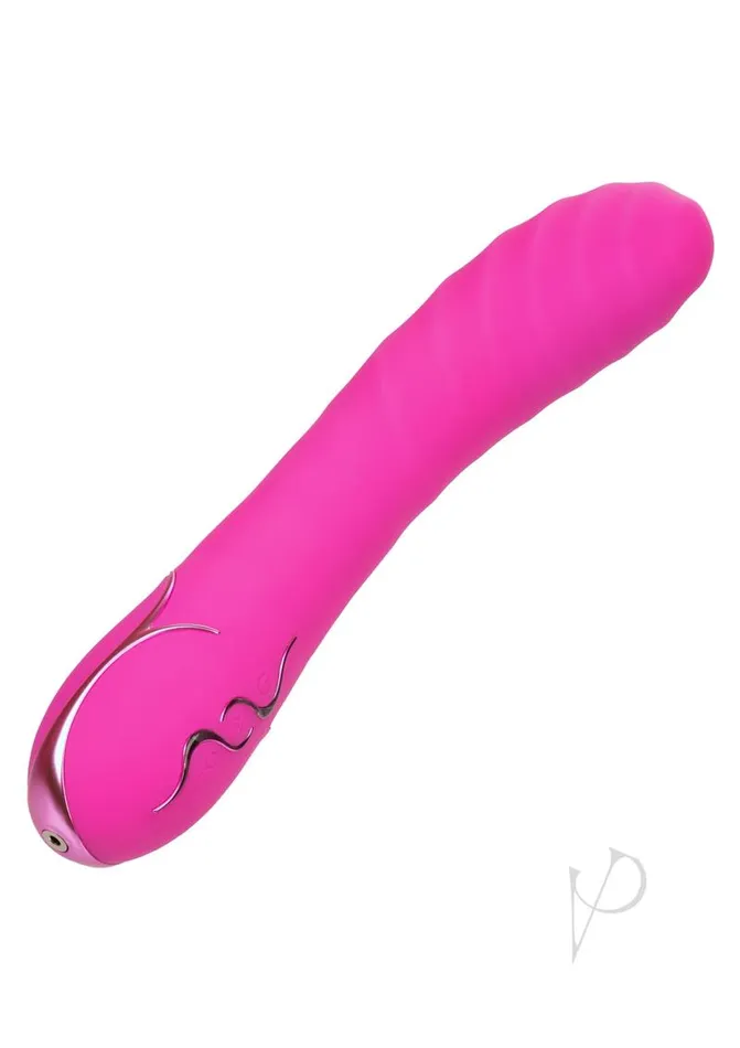 Vibrators Insatiable G Inflatable GWand Silicone Rechargeable Vibrator Pink Insatiable G