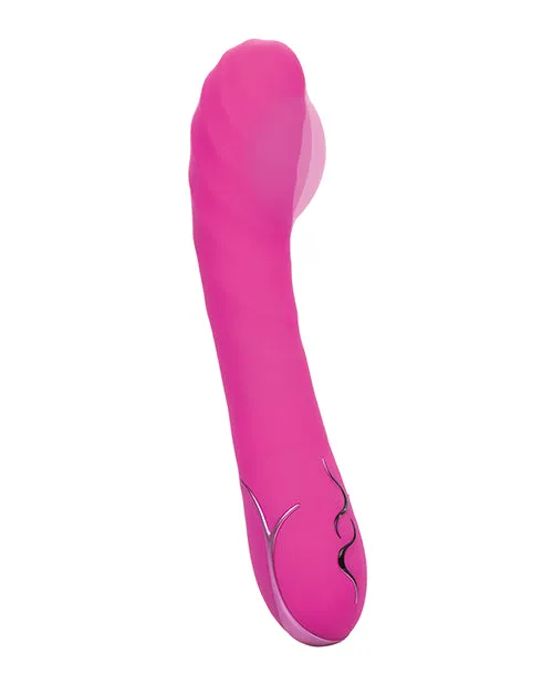 Vibrators Insatiable G Inflatable GWand Silicone Rechargeable Vibrator Pink Insatiable G