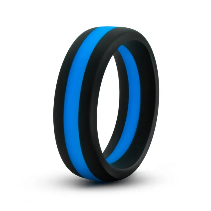 Anal Blush Novelties Performance Silicone Go Pro Cock Ring Blackblueblack