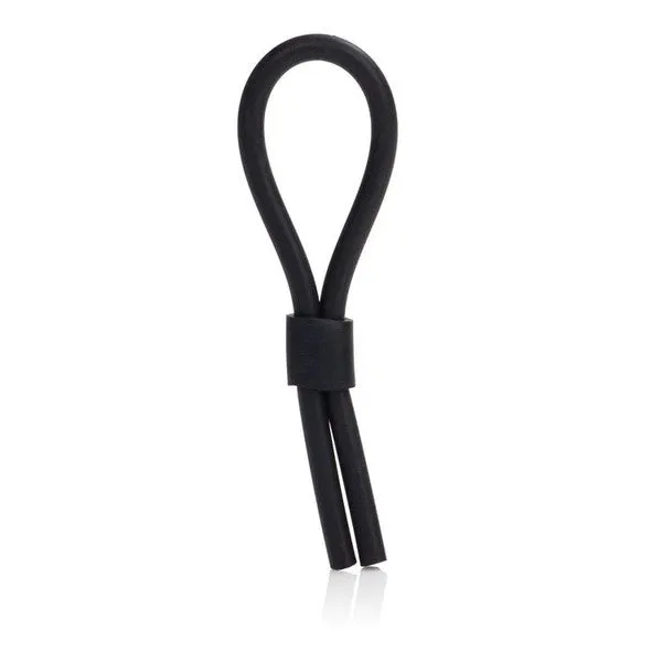 CalExotics Anal Silicone Stud Lasso Black