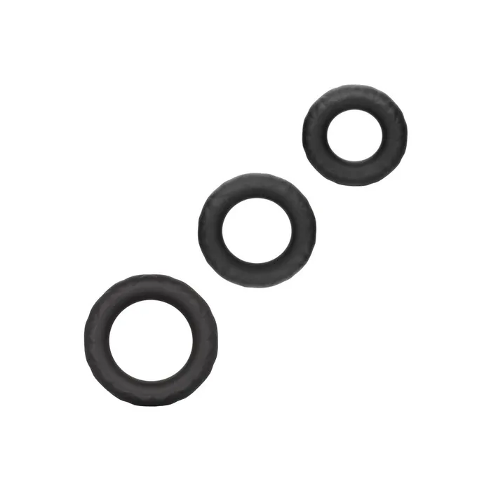 California Exotic Male Sex Toys Link Up Ultra Soft Supreme Cock Ring Set