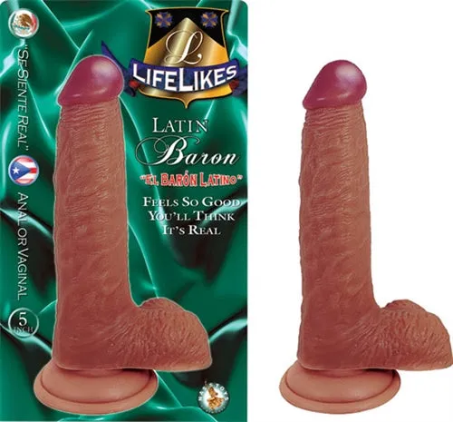 Lifelike Latin Baron 5 Inch Nasstoys Anal