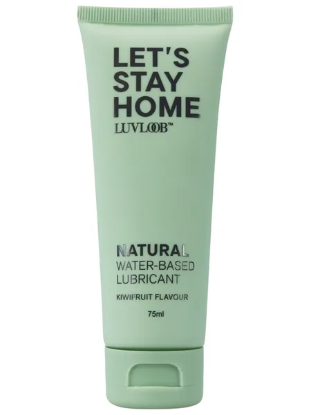 Luvloob Lubricants Luvloob Lets Stay Home WaterBased 75ml Lubricant Kiwifruit Luvloob Lubricants Luvloob Lets Stay Home WaterBased 75ml Lubricant Kiwifruit