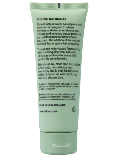 Luvloob Lubricants Luvloob Lets Stay Home WaterBased 75ml Lubricant Kiwifruit