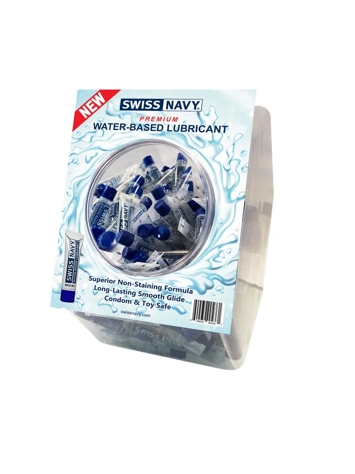 MD Science Lab Lubricants WaterBased Lubricant 10ml 100pc Fishbowl Display MD Science Lab Lubricants WaterBased Lubricant 10ml 100pc Fishbowl Display