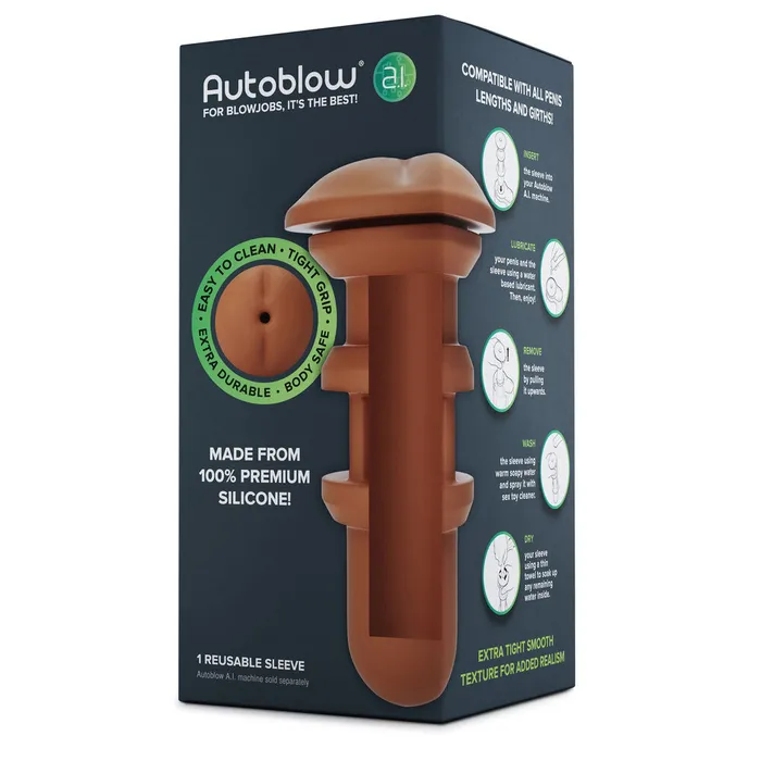 Male Sex Toys Autoblow Autoblow AI Reusable Anus Sleeve Male Sex Toys Autoblow Autoblow AI Reusable Anus Sleeve