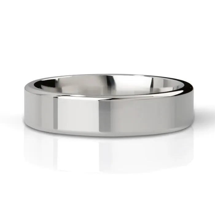 MyStim MyStim Duke Stainless Steel Polished Cock Ring Male Sex Toys