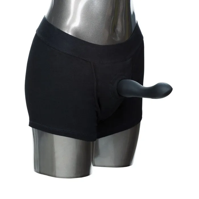 Packer Gear Boxer Harness Black Medium to Large California Exotic Mens Underwear Packer Gear Boxer Harness Black Medium to Large California Exotic Mens Underwear