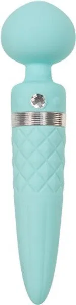 Pillow Talk Sultry Dual Ended Massager Teal BMS Factory Vibrators