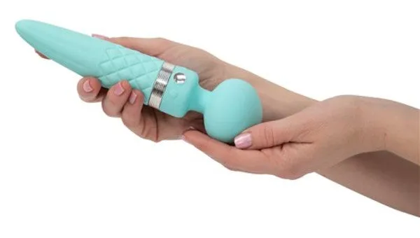 Pillow Talk Sultry Dual Ended Massager Teal BMS Factory Vibrators