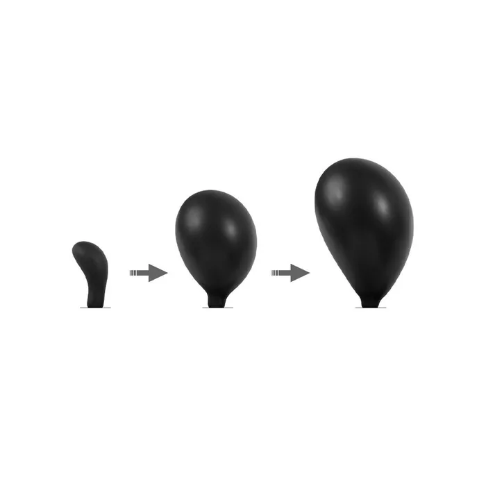 Rimba Latex Play Inflatable Anal Plug Rimba Male Sex Toys