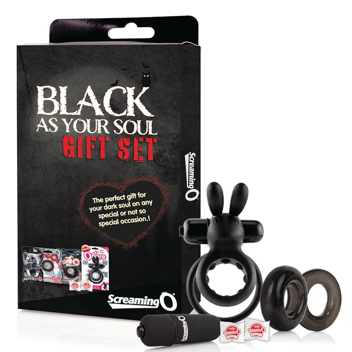 Screaming O Anal 2019 Black As Your Soul Gift Set Display