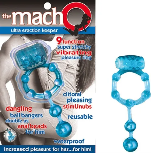 The Macho Ultra Erection Keeper Blue Nasstoys Vibrators