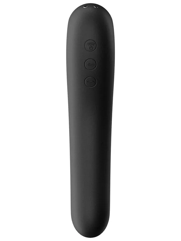 Vibrators Satisfyer Satisfyer Dual Kiss Black Vibrators Satisfyer Satisfyer Dual Kiss Black