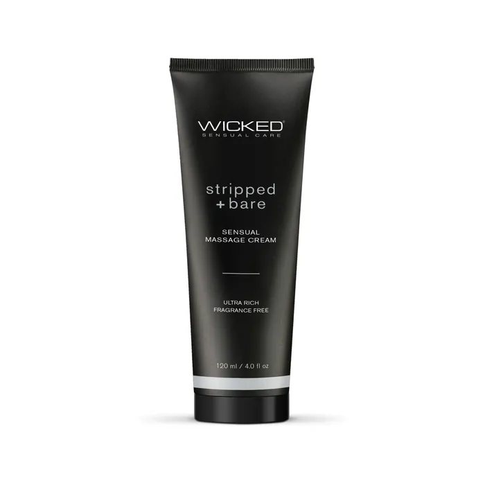 Wicked Sensual Care Couples Stripped and Bare Unscented Sensual Massage Cream 4 Oz Wicked Sensual Care Couples Stripped and Bare Unscented Sensual Massage Cream 4 Oz