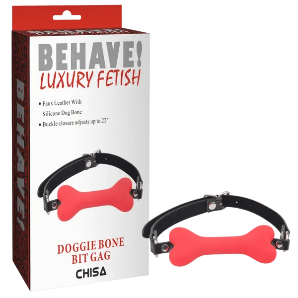 Chisa Vibrators Doggie Bone Bit Gag Chisa Vibrators Doggie Bone Bit Gag