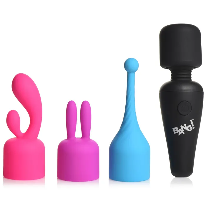Female Sex Toys 10X Mini Wand with 3 Attachments XR Brands