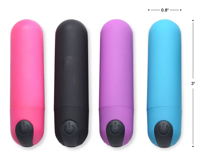 Vibrating Bullet with Remote Control Pink XR Brands Female Sex Toys